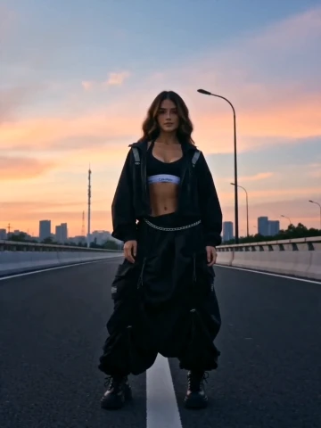 Urban Techwear Runway: Gritty Street Style