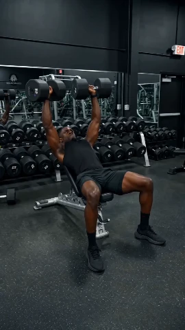 High-Energy Gym UGC: Heavy Dumbbell Press Template