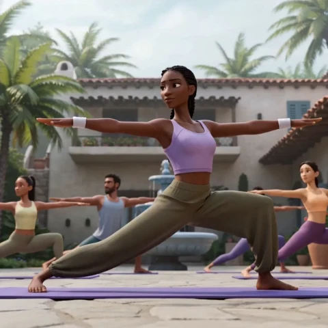 Animated Yoga Flow: Find Your Zen